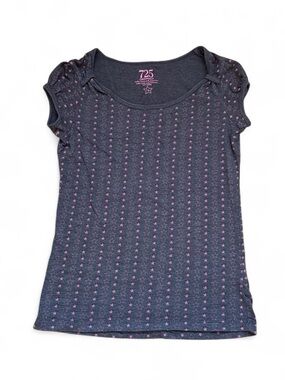 Vintage 725 Originals Y2K Pink Star Print Cap Sleeve Top // Large 14/16